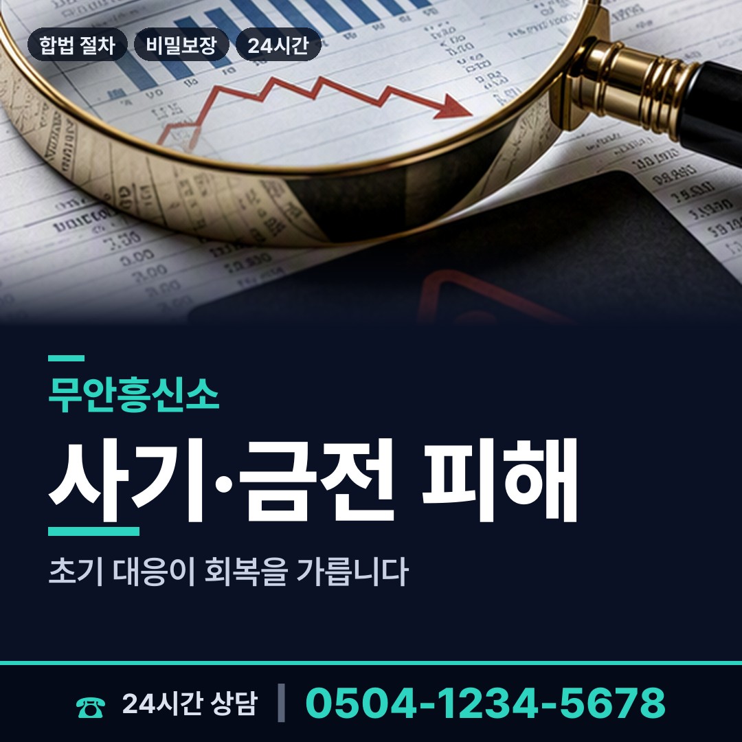 무안 일로읍 온라인사기조사 상담 안내
